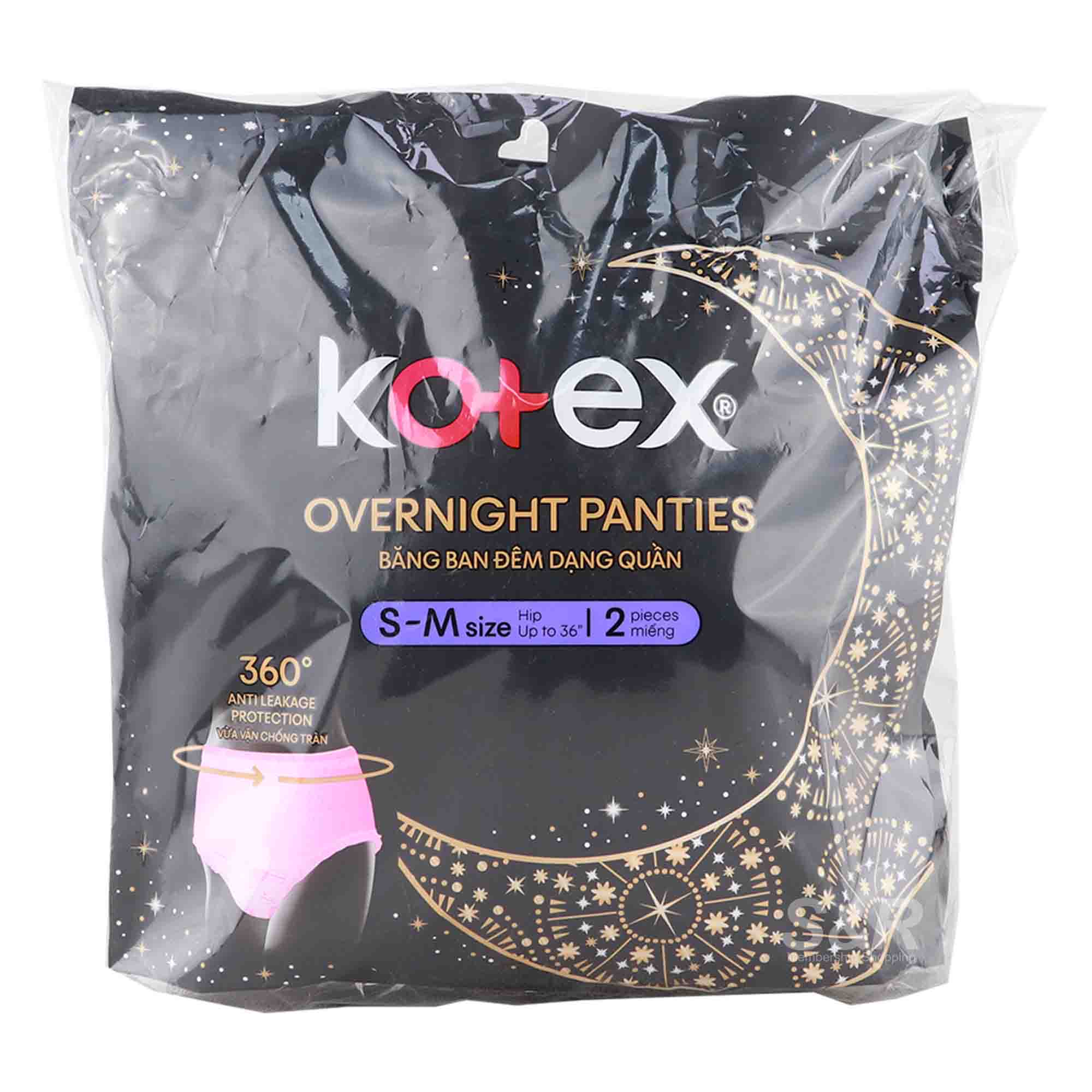 Kotex Overnight Panties 2 packs Kotex Overnight Panties 2 packs